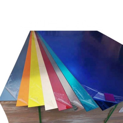 Guangzhou Factory Price Pmma Mirrored 4*8ft 1mm 2mm 3mm Gold Mirror Acrylic Plastic Mirror Sheet